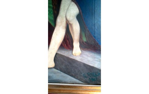 OLIEVERF OP DOEK R.ROELS 1961