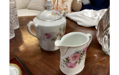 SERVICE POT À LAIT + SUCRIER