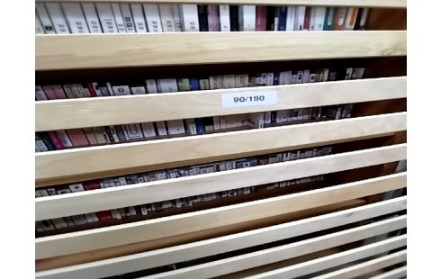 SOMMIER A LATTES 90x190