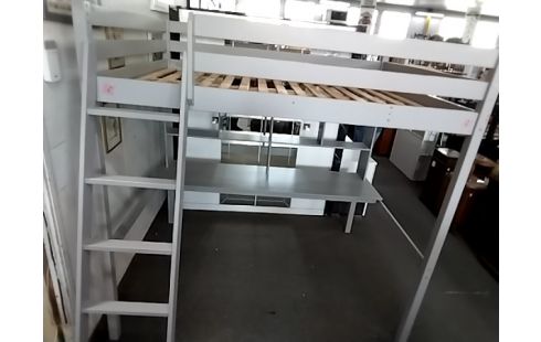 LIT MEZZANINE 140X190 AVEC BUREAU