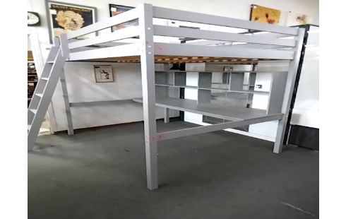 LIT MEZZANINE 140X190 AVEC BUREAU