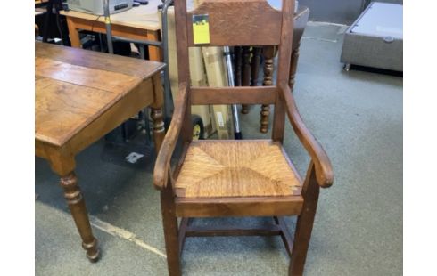 FAUTEUIL Rustique paillee