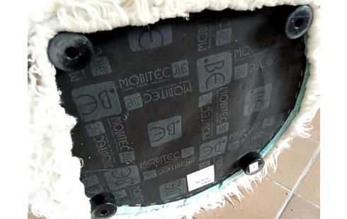 POUF blanc poilu mobitec dehoussable