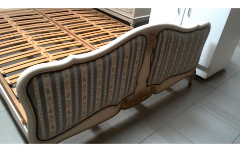 CAMA 150X200 ESTILO LUIS XVI CRUDO, , POLICROMO