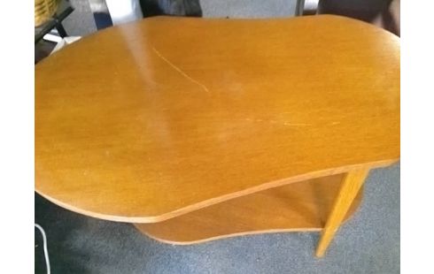 TABLE BASSE BOIS VINTAGE 1 RAYURE