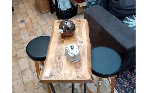 CONSOLE/table bois style indu