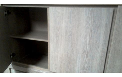 MUEBLE BAJO. 4 PUERTAS, , MADERA LOOK