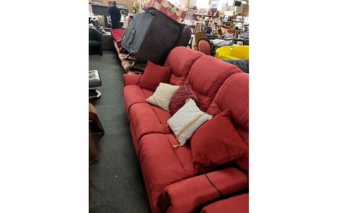 CANAPE RELAX ÉLECTRIQUE ROUGE