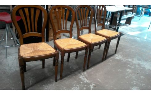 LOT DE 4 CHAISES