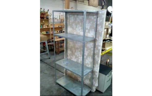 METALLREGAL 4-EB. SILBER