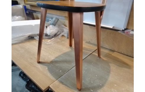 CHAISE PIEDS BOIS CUIVRE