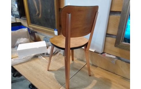 CHAISE PIEDS BOIS CUIVRE