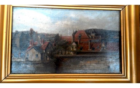 GEMÃLDE ALT KLEINER, , RAHMEN 1 VERGOLDET