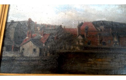 GEMÃLDE ALT KLEINER, , RAHMEN 1 VERGOLDET