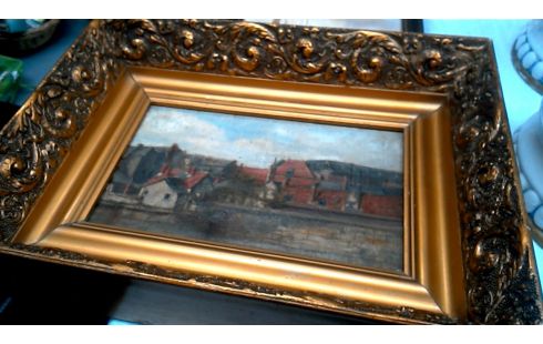 GEMÃLDE ALT KLEINER, , RAHMEN 1 VERGOLDET