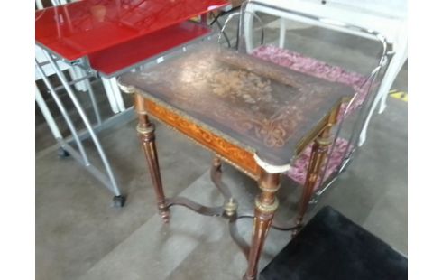 CONSOLE DESSUS MARQUETERIE