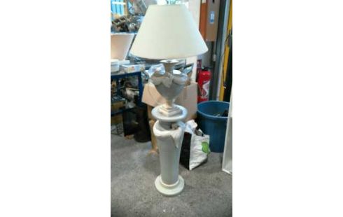 LAMPE + COLONNE VERT  ANIS