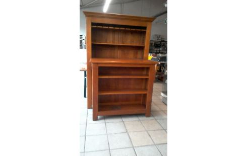 BAR + ETAGERE CHENE  MASSIF