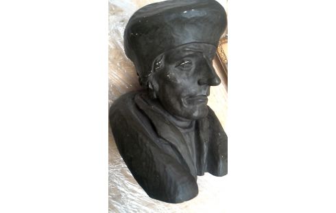 BUSTO YESO BRONCE COLOR DEDICATORIA