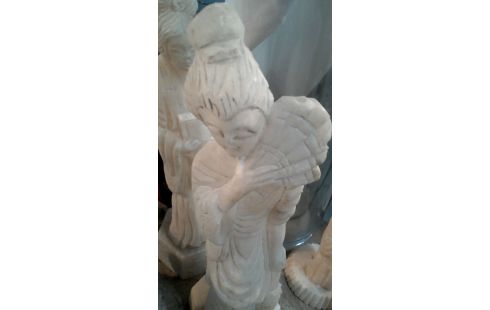 ESTATUA MUJER ALABASTRO ORIENTAL LA UNIDAD