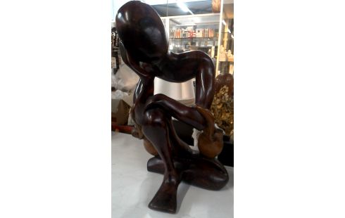 ESTATUA TECA, , MADERA