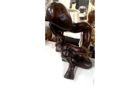 ESTATUA TECA, , MADERA