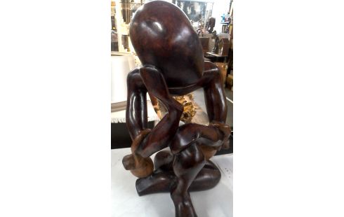 ESTATUA TECA, , MADERA