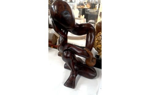 ESTATUA TECA, , MADERA