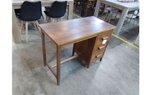 BUREAU BOIS 3 TIROIRS