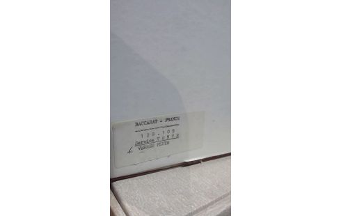 VERRES BACCARAT 4X6PCS