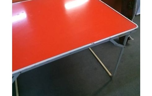 TABLE PLIANTE ROUGE 83X65