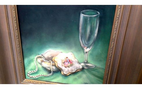 GEMÃLDE, , STILLLEBEN EIS