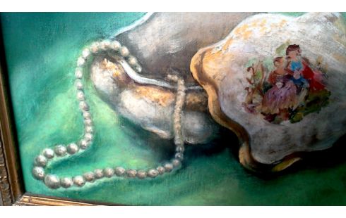 GEMÃLDE, , STILLLEBEN EIS