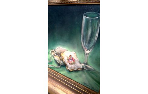 GEMÃLDE, , STILLLEBEN EIS