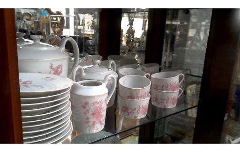 SERVIES LIMOGES VIEUX ROSE