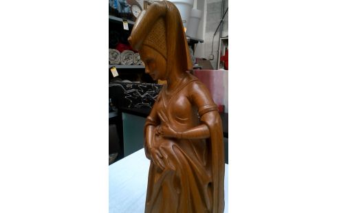 ESTATUA MUJER, , MADERA