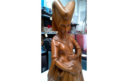 ESTATUA MUJER, , MADERA