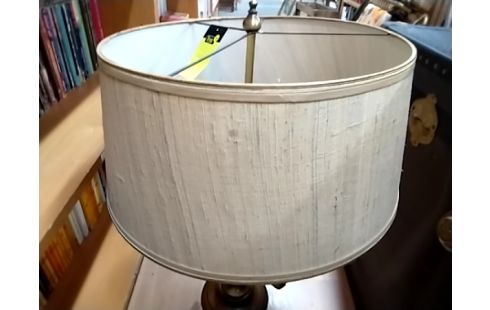 LAMPE DE BUREAU Pied bois