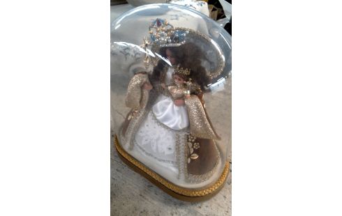 STOLP OVAAL GLAS OLV BORDEAUX