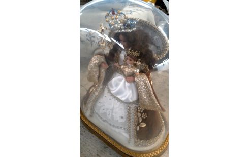 STOLP OVAAL GLAS OLV BORDEAUX