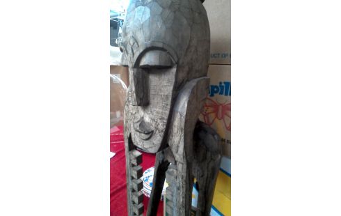 PORTE CD AFRICAIN TECK