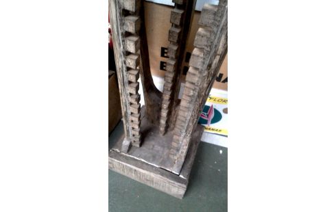 PORTE CD AFRICAIN TECK