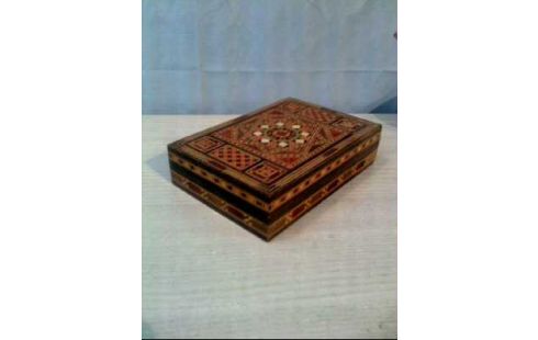 SCHMUCKSCHATULLE HOLZ MOSAIK