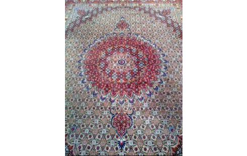 TEPPICH PERSISCH ROT BLAU GEMUSTERT GROSS