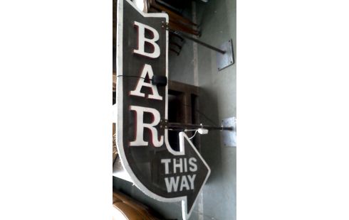 DECO-OBJECT RECLAMEBORD BAR