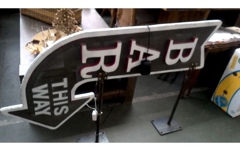 DECO-OBJECT RECLAMEBORD BAR