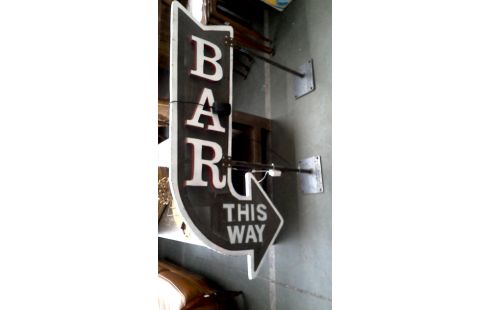 DECO-OBJECT RECLAMEBORD BAR