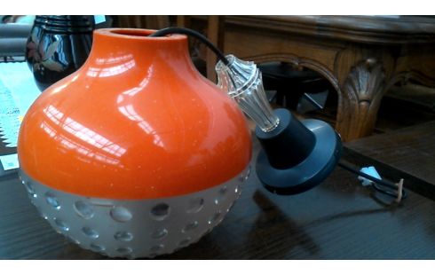 LÁMPARA DE TECHO AÑADA NARANJA SIN AZOGUE PVC