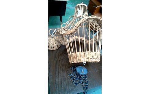 HANGLAMP VINTAGE ROTAN