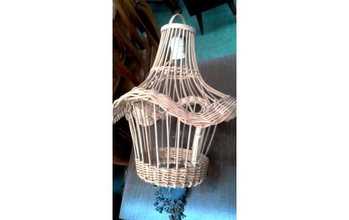 HANGLAMP VINTAGE ROTAN